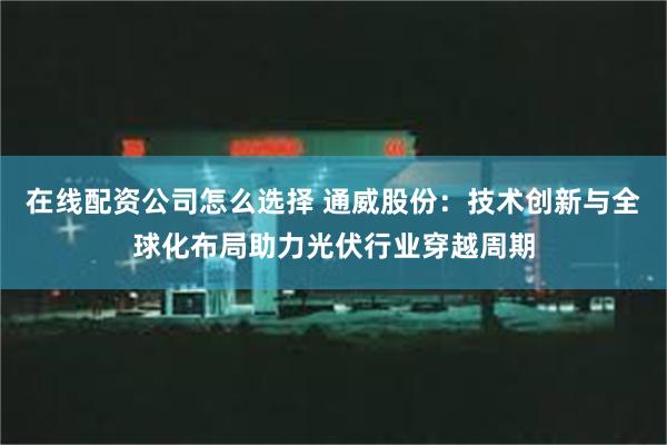 在线配资公司怎么选择 通威股份：技术创新与全球化布局助力光伏行业穿越周期