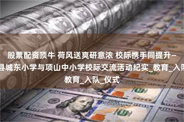 股票配资顶牛 荷风送爽研意浓 校际携手同提升——寻乌县城东小学与项山中小学校际交流活动纪实_教育_入队_仪式